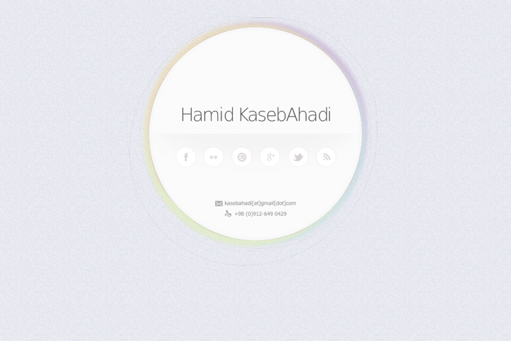 Hamid KasebAhadi website preview